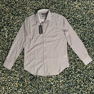 Report Collection - 4 Way Mini Square Dress Shirt